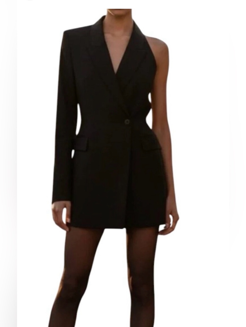 ZARA DOUBLE BREASTED ASYMMETRIC BLAZER DRESS